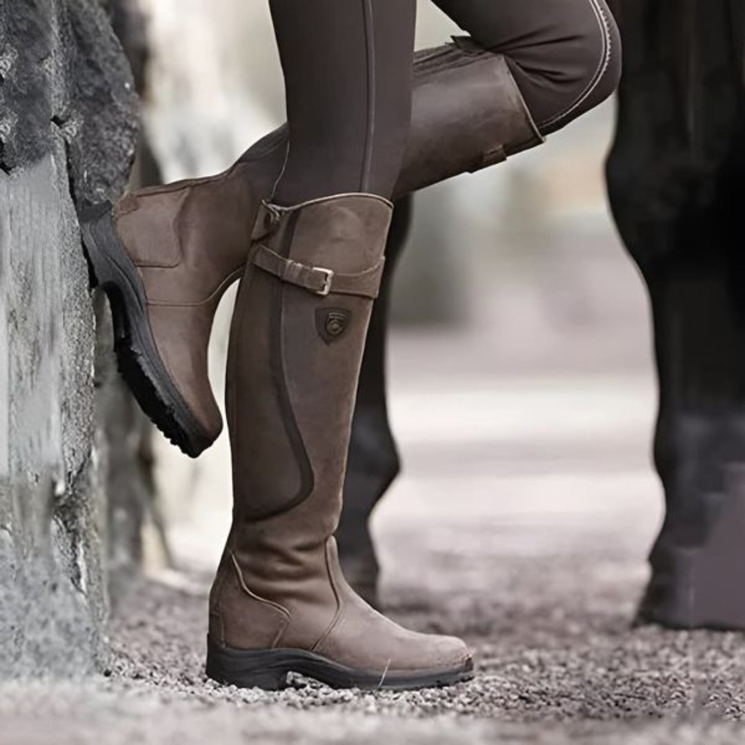Wasserfeste Warme Damen Allwetter Bequeme Leichte Stiefel EB
