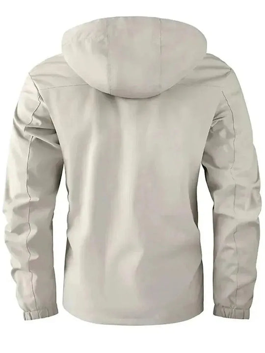 EB | Wasserdichte Kapuzen Herren Windbreaker Jacke