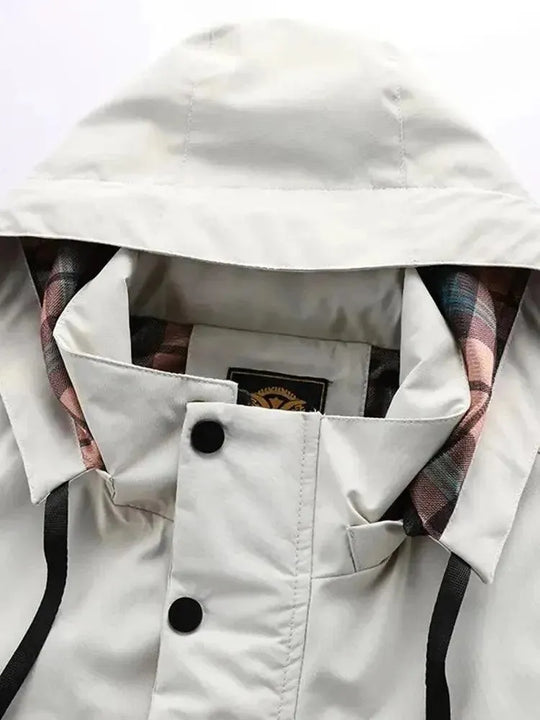 EB | Wasserdichte Kapuzen Herren Windbreaker Jacke