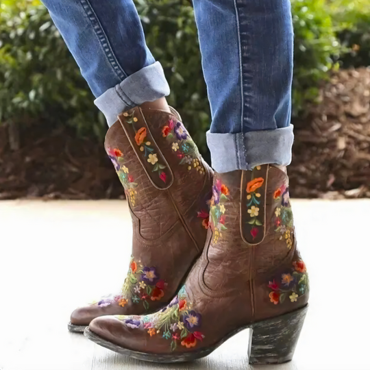 EB | Wasserdichte Vintage Cowgirl-Stiefel