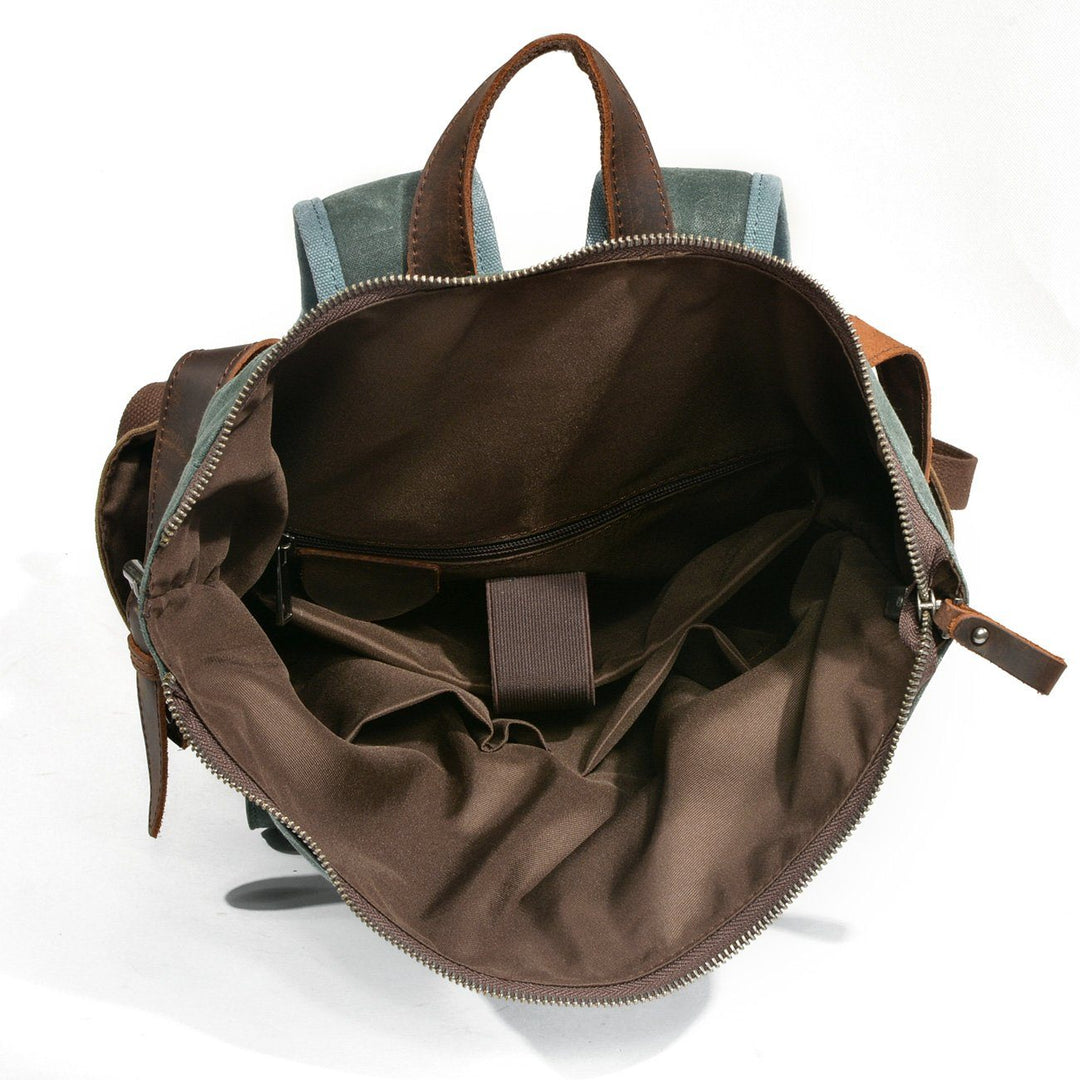 EB | Canvas Rolltop Rucksack Lundastyle Nachhaltig und Stilvoll für Abenteurer