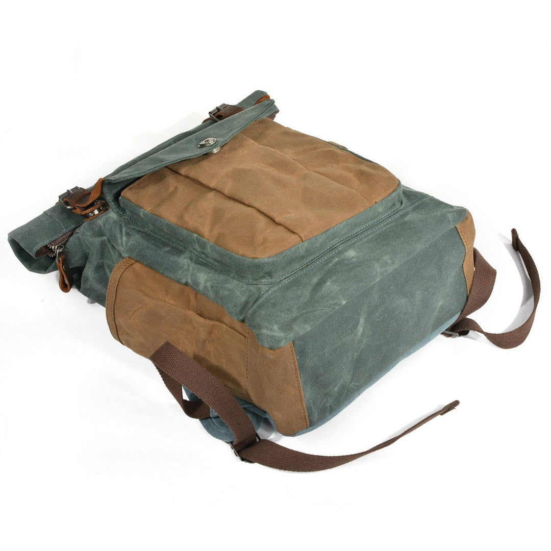 EB | Canvas Rolltop Rucksack Lundastyle Nachhaltig und Stilvoll für Abenteurer