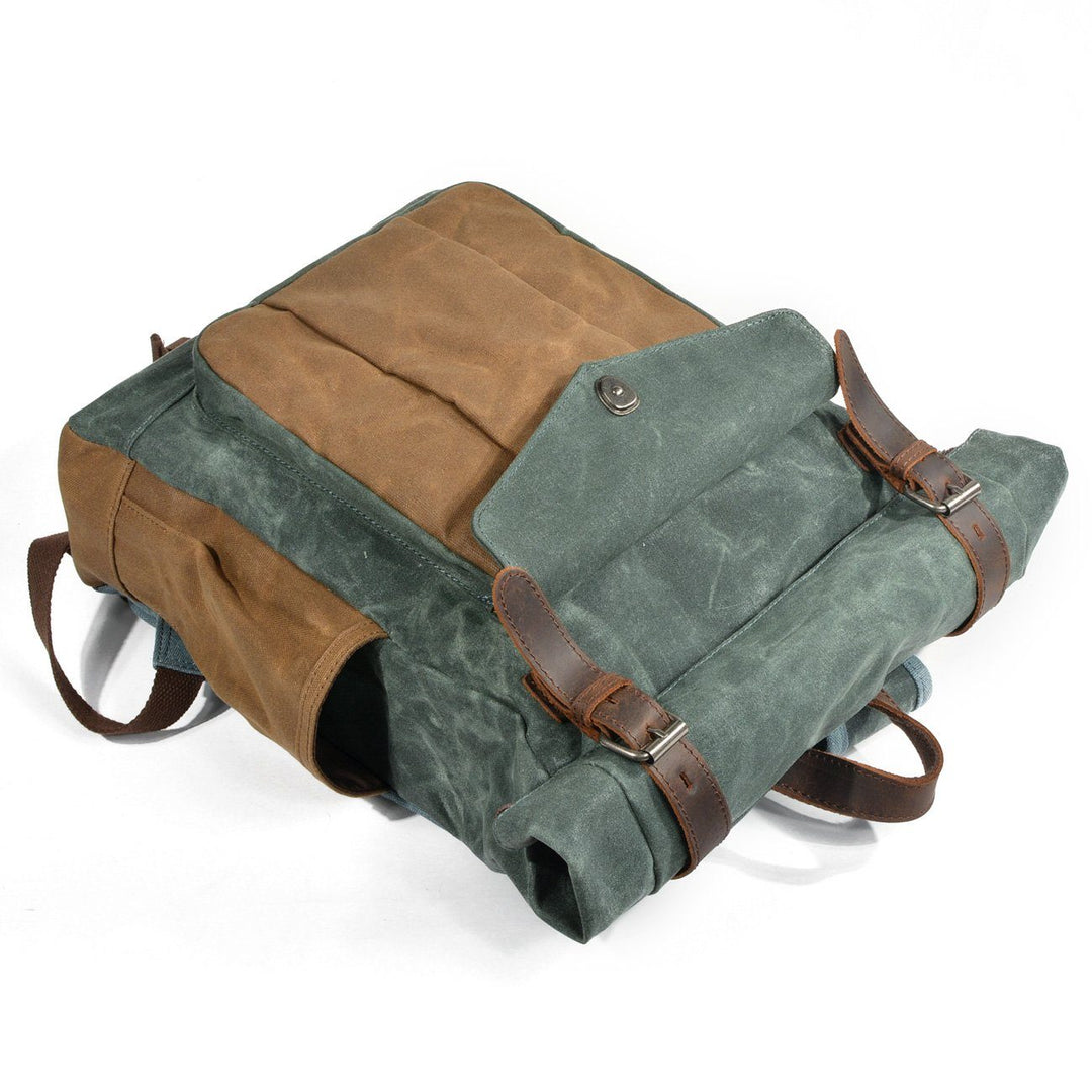 EB | Canvas Rolltop Rucksack Lundastyle Nachhaltig und Stilvoll für Abenteurer