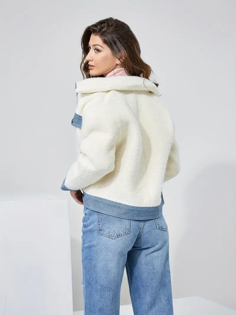EB | Umgekehrte Denimjacke für Damen Marry