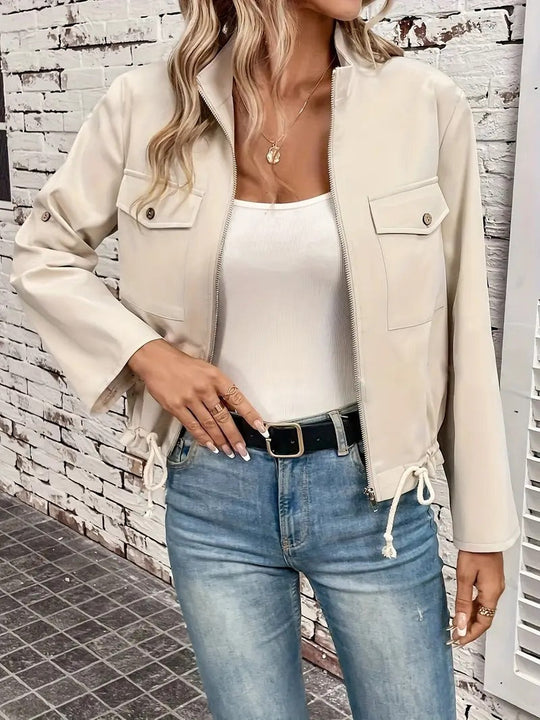 EB | Elegante Gesteppte Jacke mit Taschen
