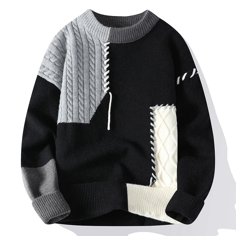 EB | Patchwork-Design-Pullover
