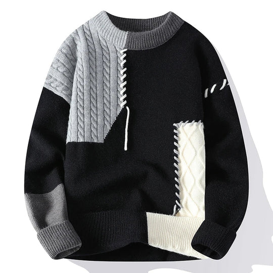 EB | Patchwork-Design-Pullover