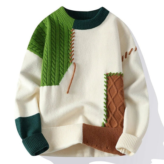 EB | Patchwork-Design-Pullover