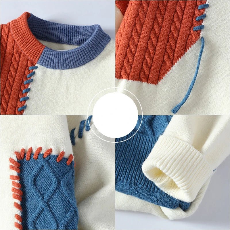 EB | Patchwork-Design-Pullover
