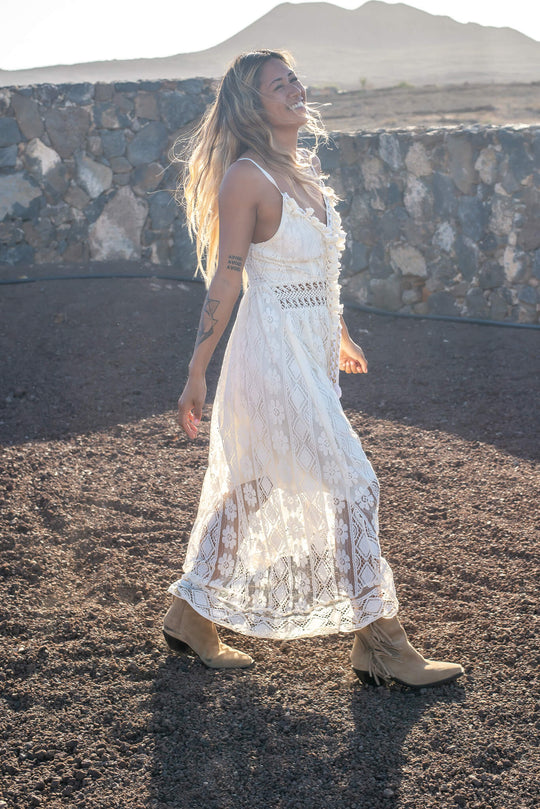 EB | Elegantes Kleid Im Boho-Stil
