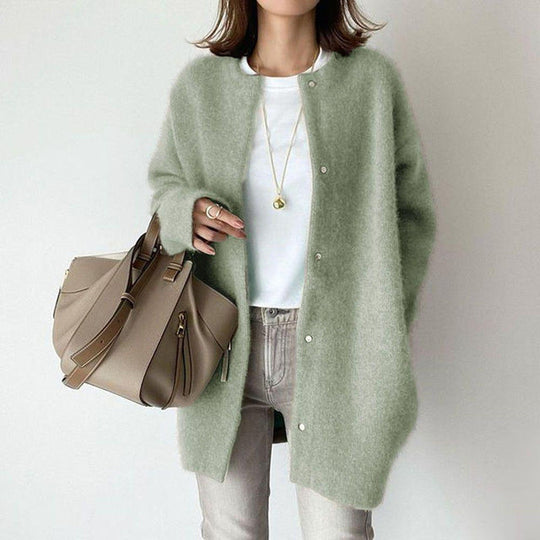 EB | Langärmelige Strickjacke mit Knöpfen