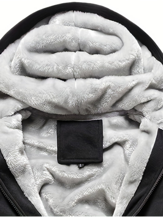 EB | Winter warme Fleecejacke mit Kapuze