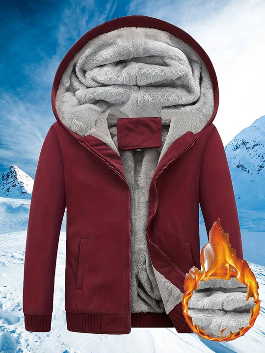EB | Winter warme Fleecejacke mit Kapuze