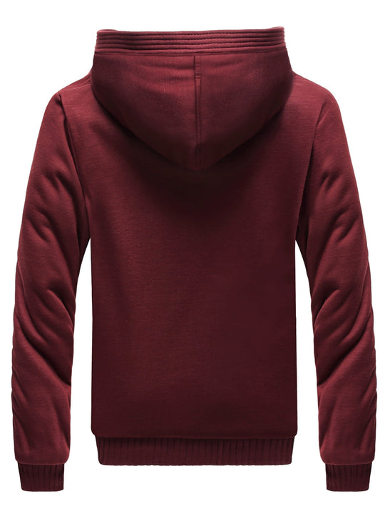 EB | Winter warme Fleecejacke mit Kapuze