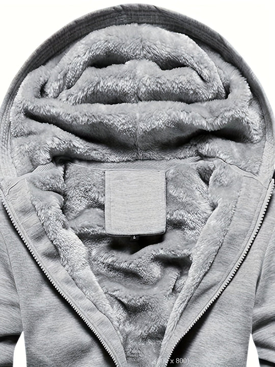 EB | Winter warme Fleecejacke mit Kapuze