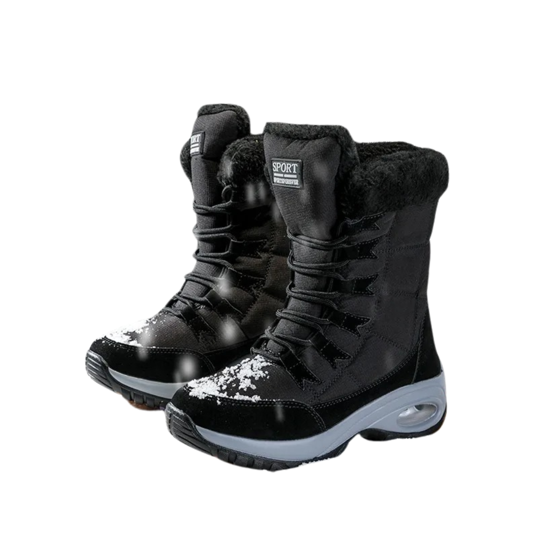 Wasserdichte Damen Schneestiefel bis zur Mitte der Waden EB