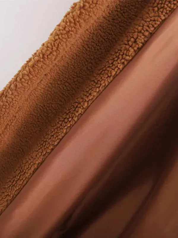EB | Damen Warmer Fell Wollmantel