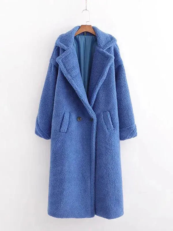 EB | Damen Warmer Fell Wollmantel