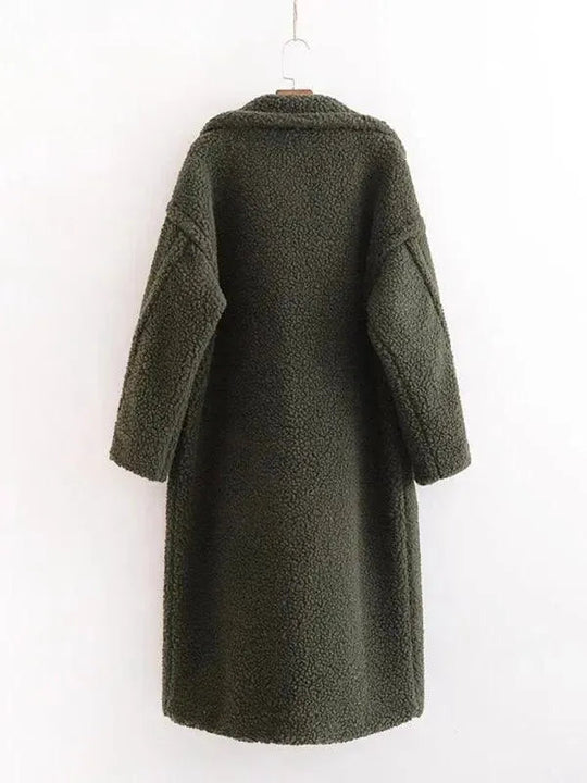EB | Damen Warmer Fell Wollmantel