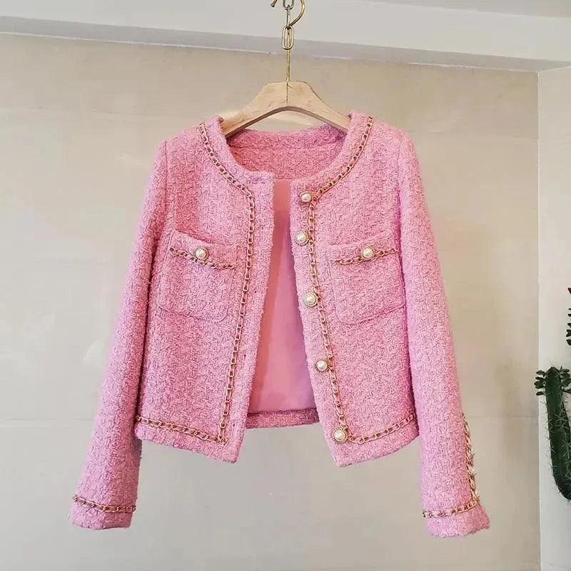 EB | Damen Tweed Slim Fit Jacke