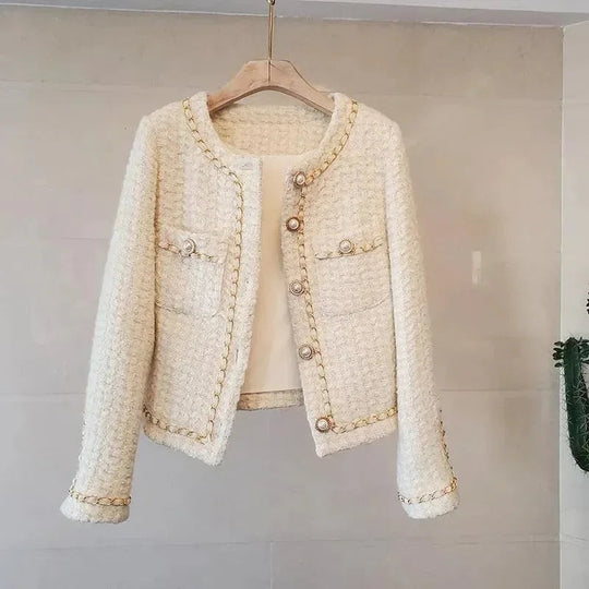 EB | Damen Tweed Slim Fit Jacke