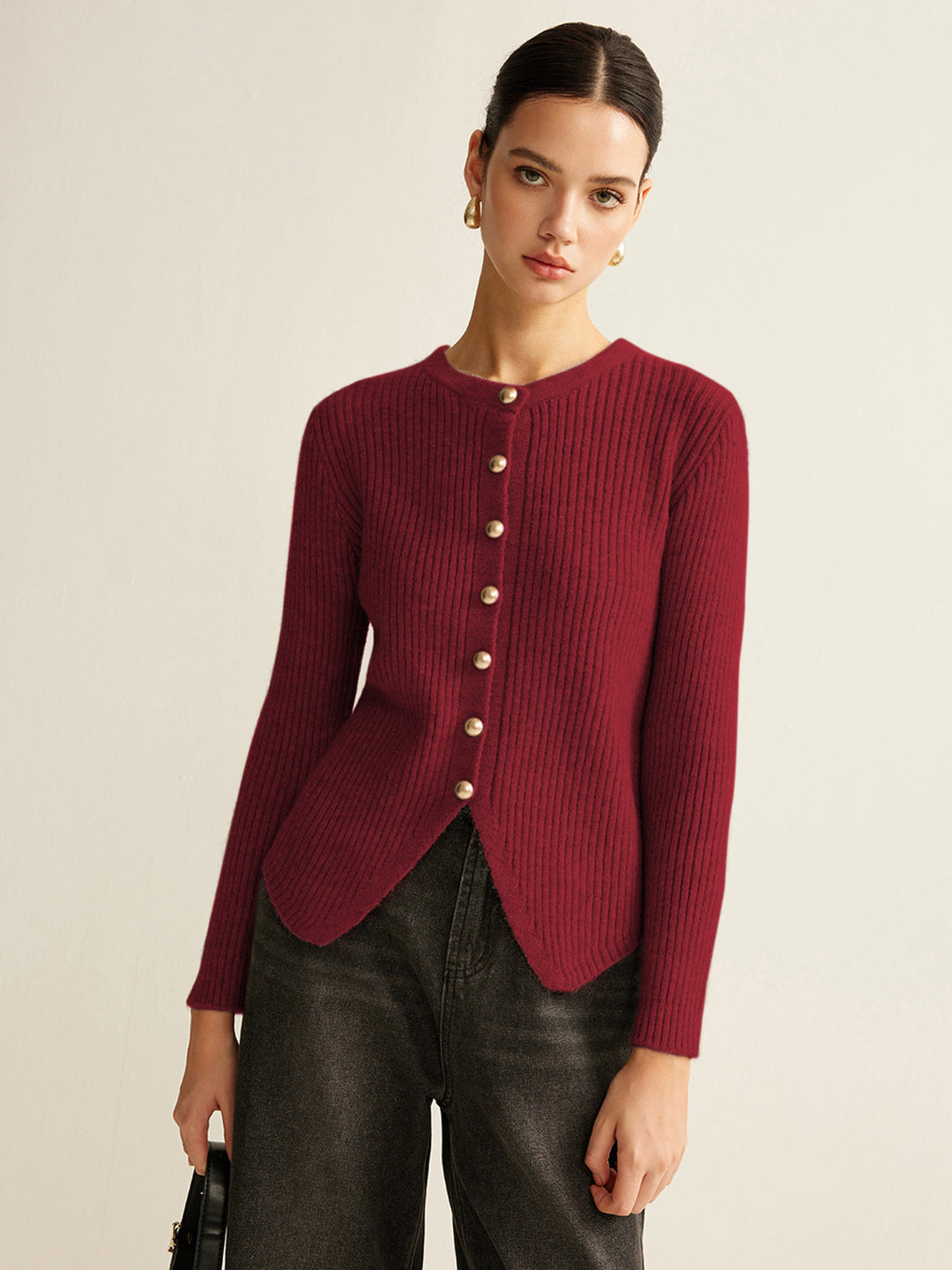EB | Damen Knopf-Oben Pullover