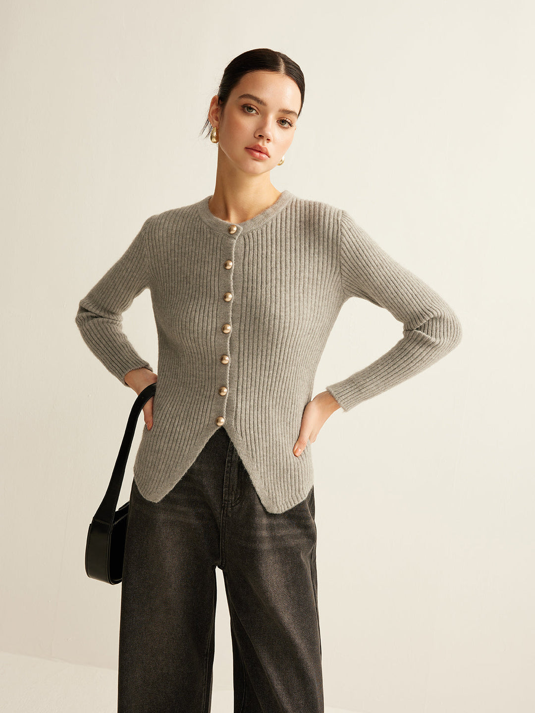 EB | Damen Knopf-Oben Pullover