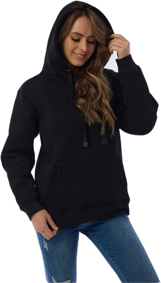 EB | Damen Freizeit Fleece-Gefütterter Hoodie