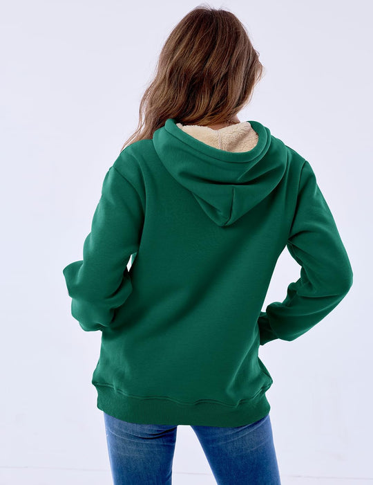EB | Damen Freizeit Fleece-Gefütterter Hoodie