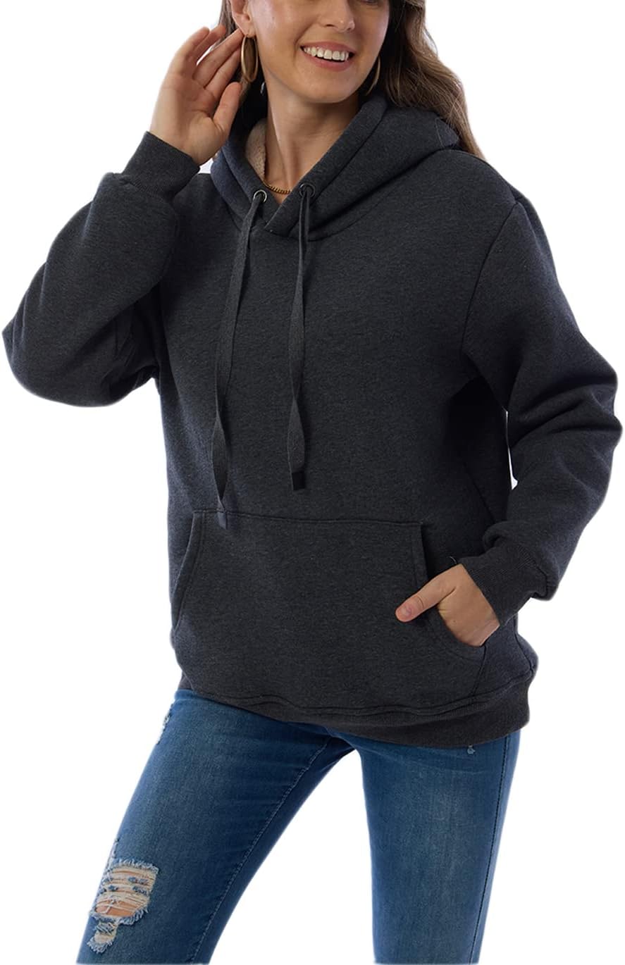 EB | Damen Freizeit Fleece-Gefütterter Hoodie
