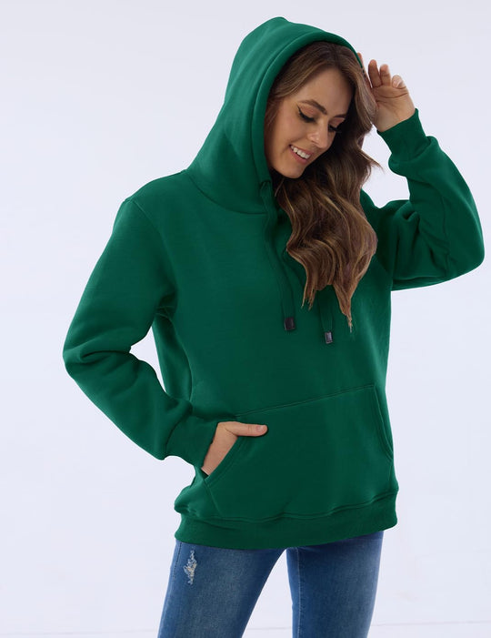 EB | Damen Freizeit Fleece-Gefütterter Hoodie