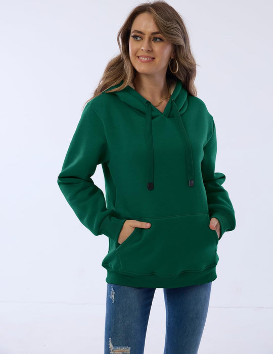 EB | Damen Freizeit Fleece-Gefütterter Hoodie