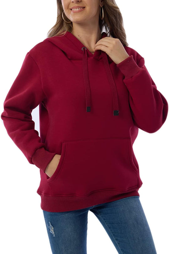EB | Damen Freizeit Fleece-Gefütterter Hoodie