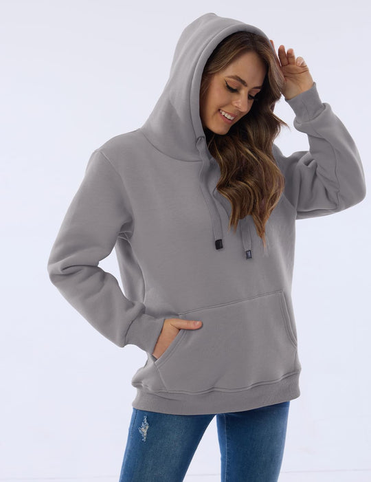EB | Damen Freizeit Fleece-Gefütterter Hoodie