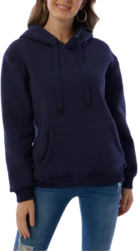 EB | Damen Freizeit Fleece-Gefütterter Hoodie