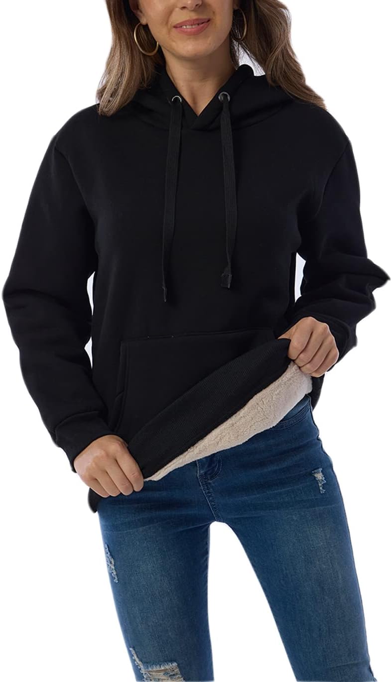 EB | Damen Freizeit Fleece-Gefütterter Hoodie