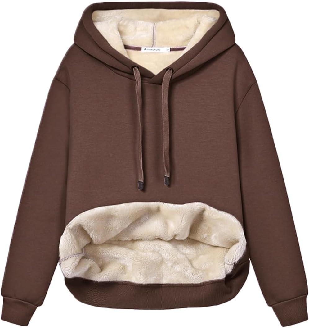 EB | Damen Freizeit Fleece-Gefütterter Hoodie
