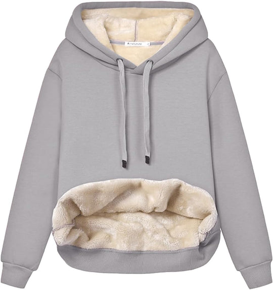 EB | Damen Freizeit Fleece-Gefütterter Hoodie