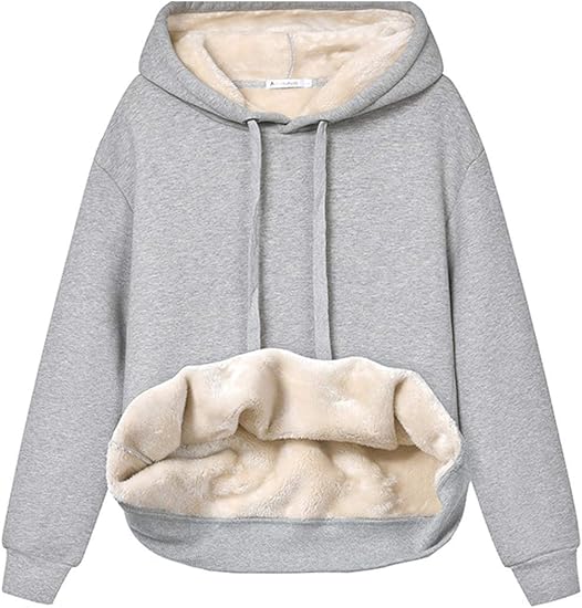 EB | Damen Freizeit Fleece-Gefütterter Hoodie