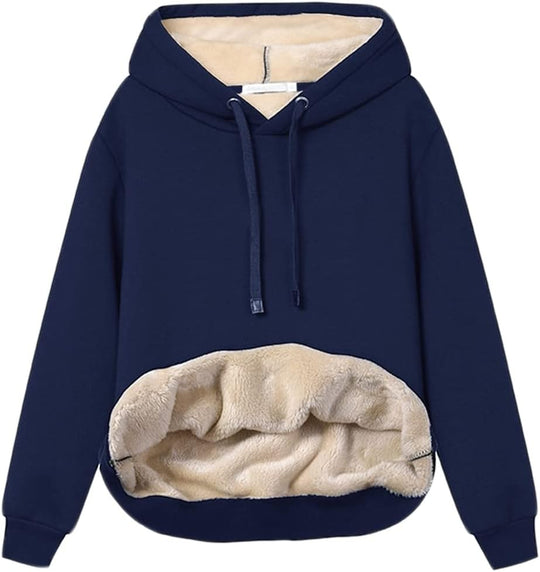 EB | Damen Freizeit Fleece-Gefütterter Hoodie