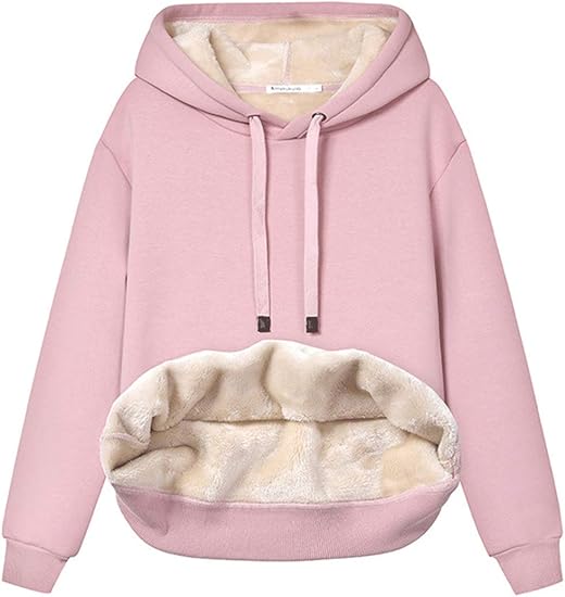 EB | Damen Freizeit Fleece-Gefütterter Hoodie