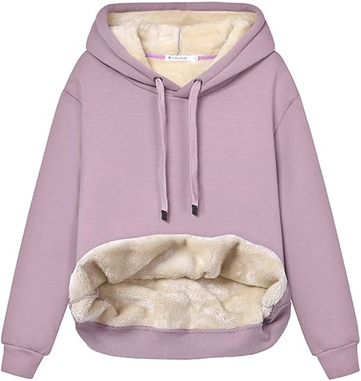 EB | Damen Freizeit Fleece-Gefütterter Hoodie