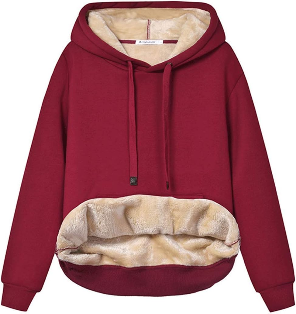 EB | Damen Freizeit Fleece-Gefütterter Hoodie