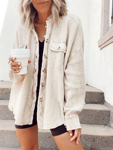 EB | Lässige Hemdjacke Aus Weichem Stoff