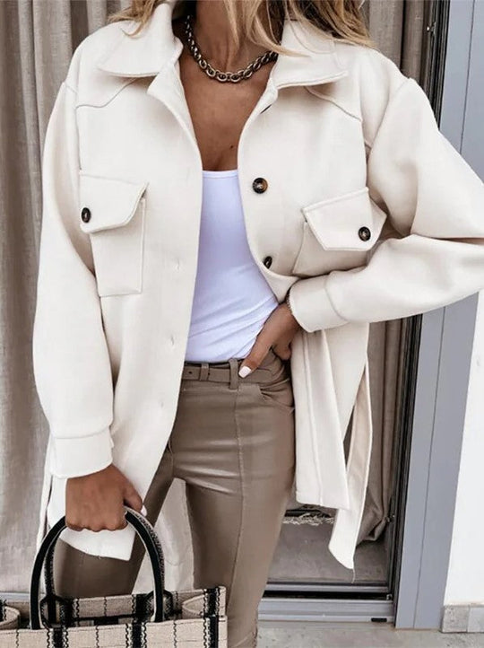 EB | Damen Baumwoll Freizeitjacke - Eleganter & Vielseitiger Schnitt