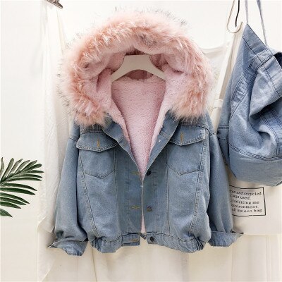 EB | Damen Denim Winterjacke - Stilvoll & Warm