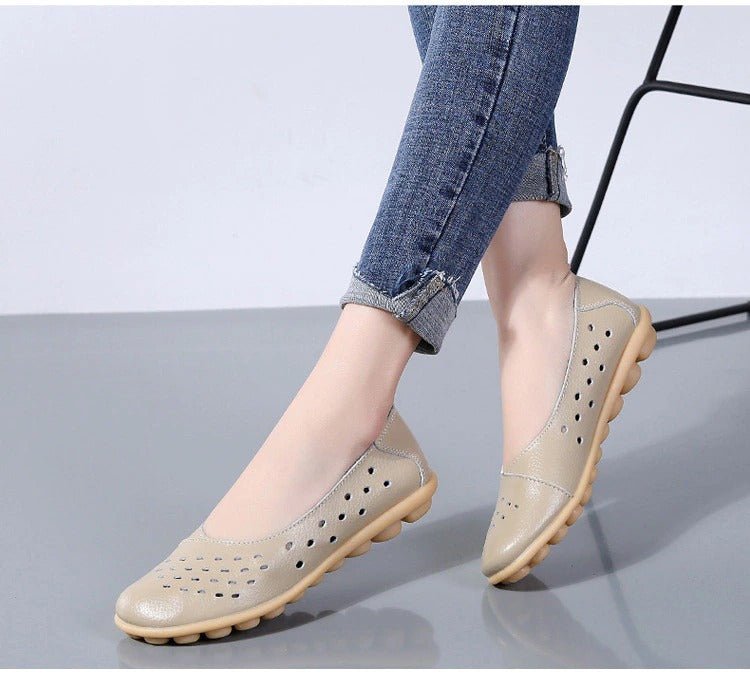 Beige KomfortBallerinas EB