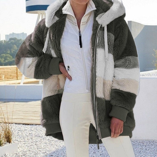 EB | Damen Fleecejacke - Super Weich & Warm - Voller Reißverschluss