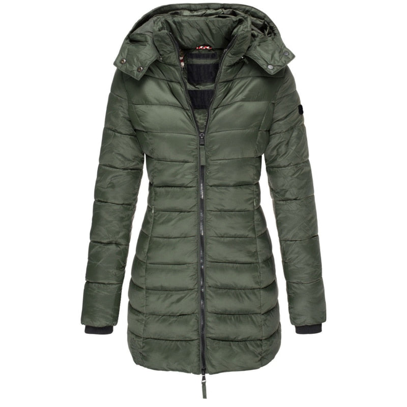 EB | Damen Parka mit Kapuze und Daunenfüllung