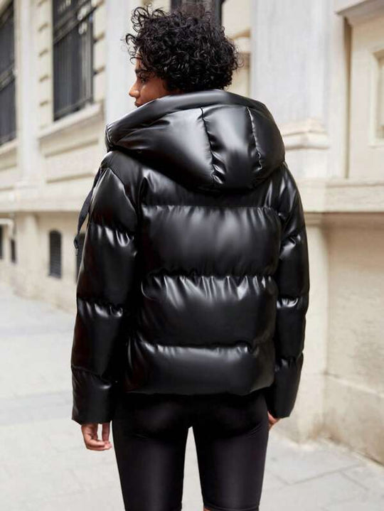 EB | Damen Puffjacke mit Kapuze